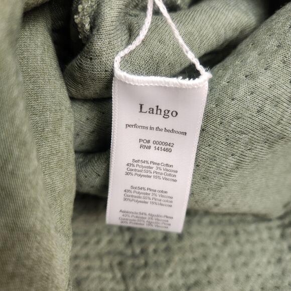 Lahgo Lunya Restore Double Faced Cardigan in Humble Green Size Large Men NWOT - Picture 8 of 10